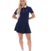 Polo emblématique ajusté Juno Fila Navy