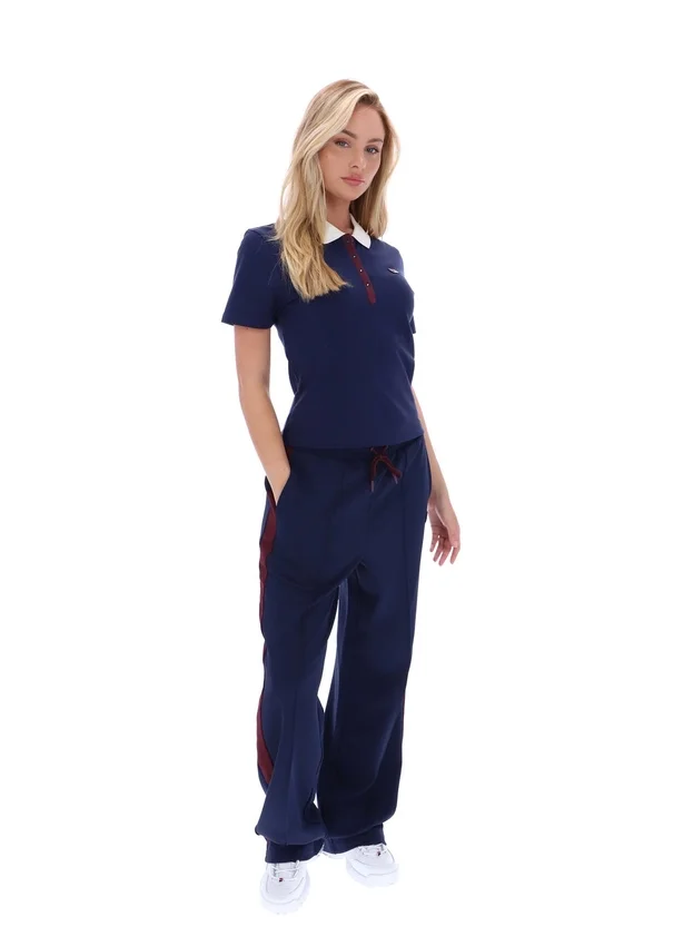 Polo emblématique ajusté Juno Fila Navy