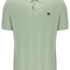 Polo en maille Barns couleur écume de mer