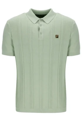 Polo en maille Barns couleur écume de mer