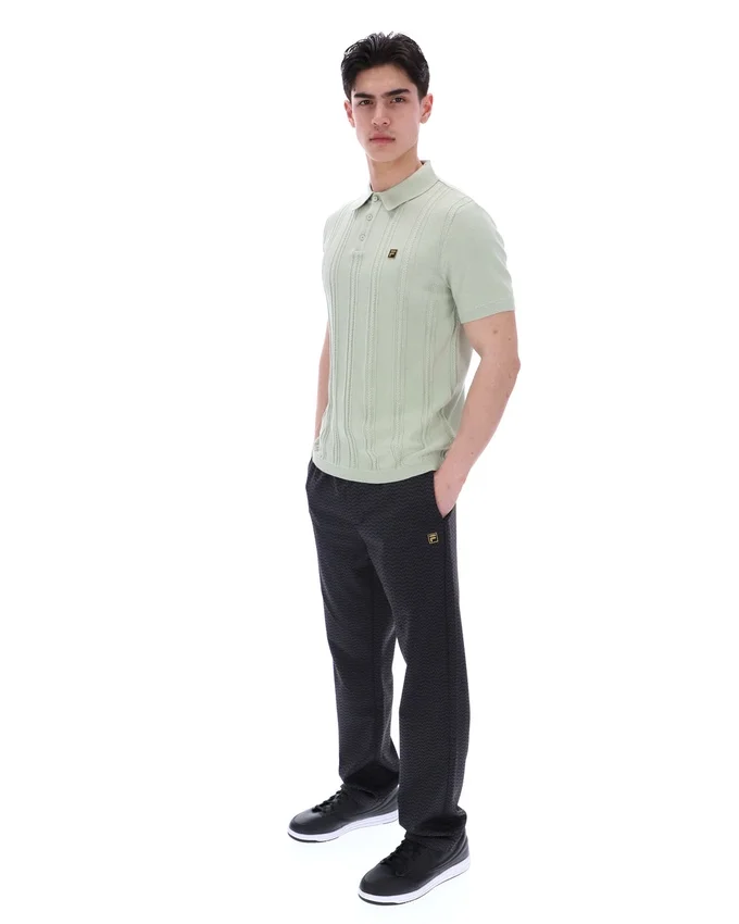 Polo en maille Barns couleur écume de mer