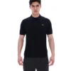 Polo en maille Barns noir