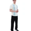 Polo en maille « Buddy Bowling Style » bleu sterling