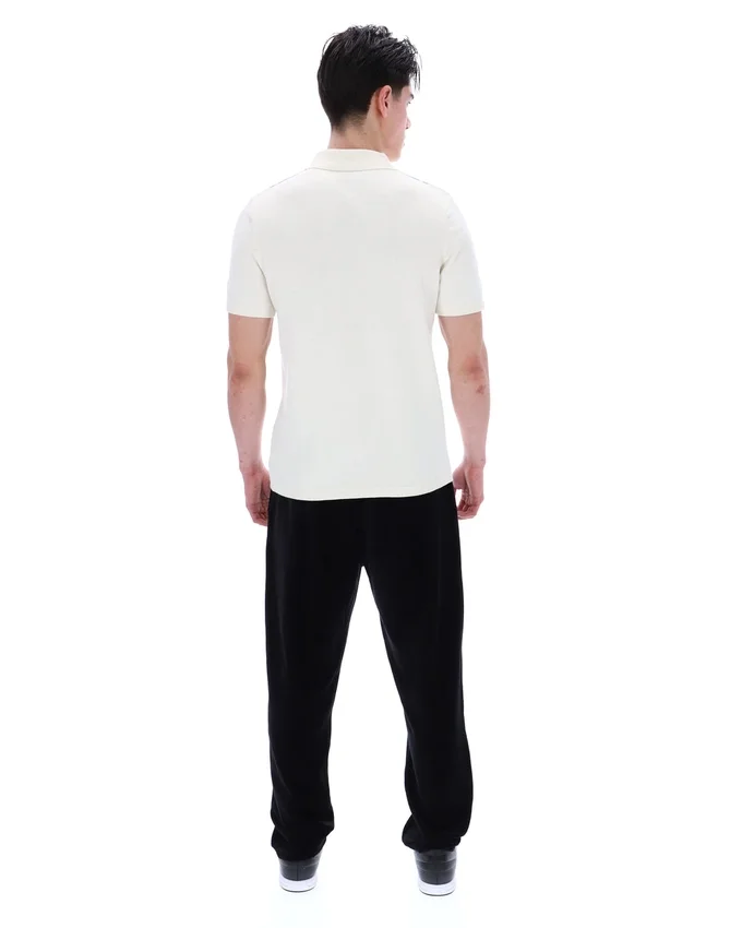 Polo en maille « Buddy Bowling Style » bleu sterling