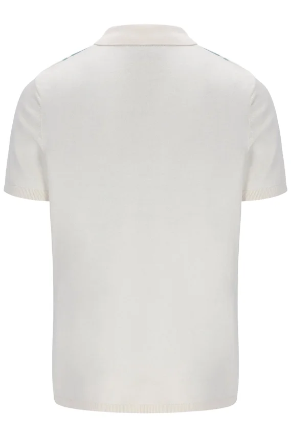 Polo en maille « Buddy Bowling Style » bleu sterling