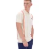 Polo en maille patchwork au crochet Giorgio de Tapioca