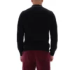 Polo en maille rayé noir Kobe