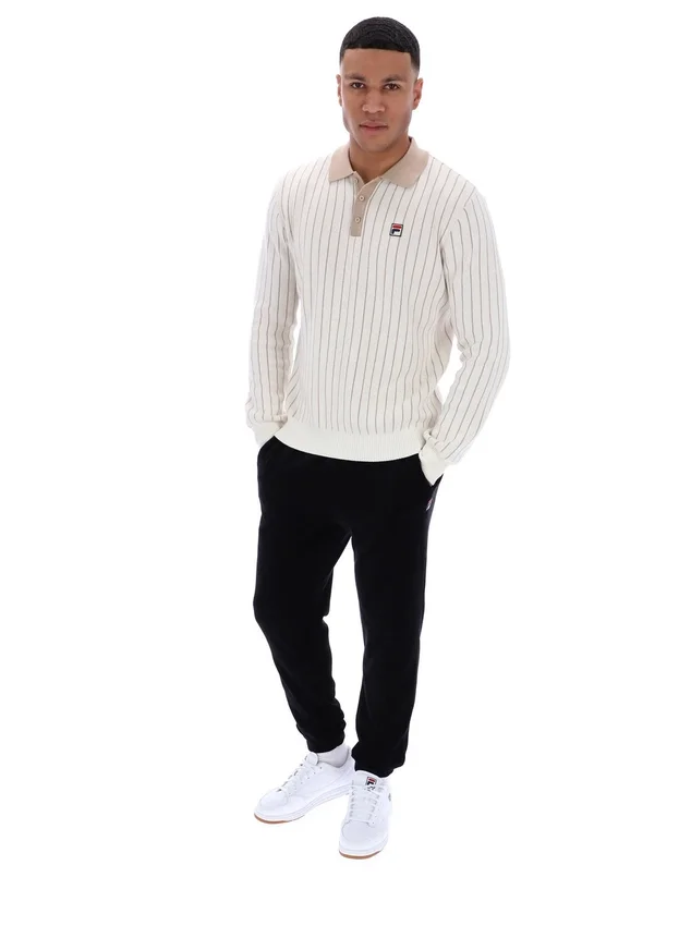 Polo en maille rayée Gardenia Kobe