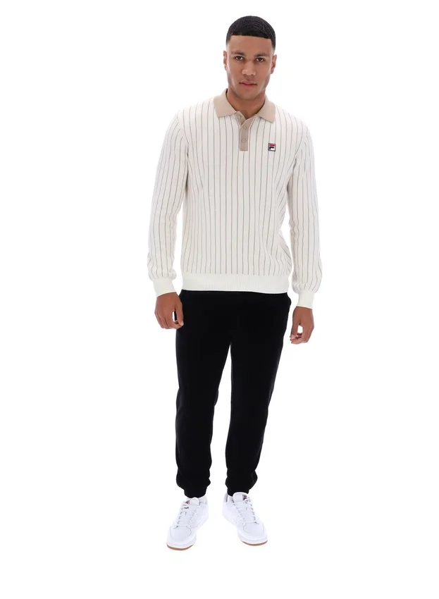 Polo en maille rayée Gardenia Kobe