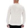 Polo en maille rayée Gardenia Kobe