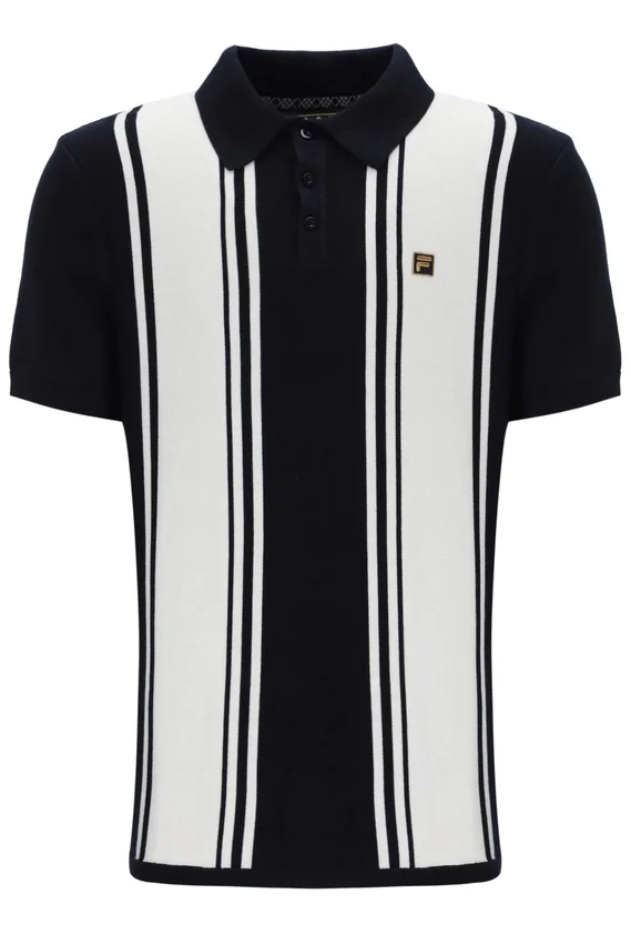 Polo en maille style Buddy Bowling noir