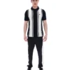 Polo en maille style Buddy Bowling noir