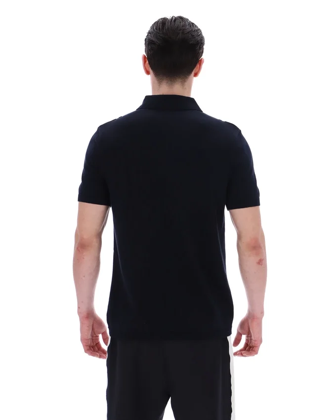Polo en maille style Buddy Bowling noir