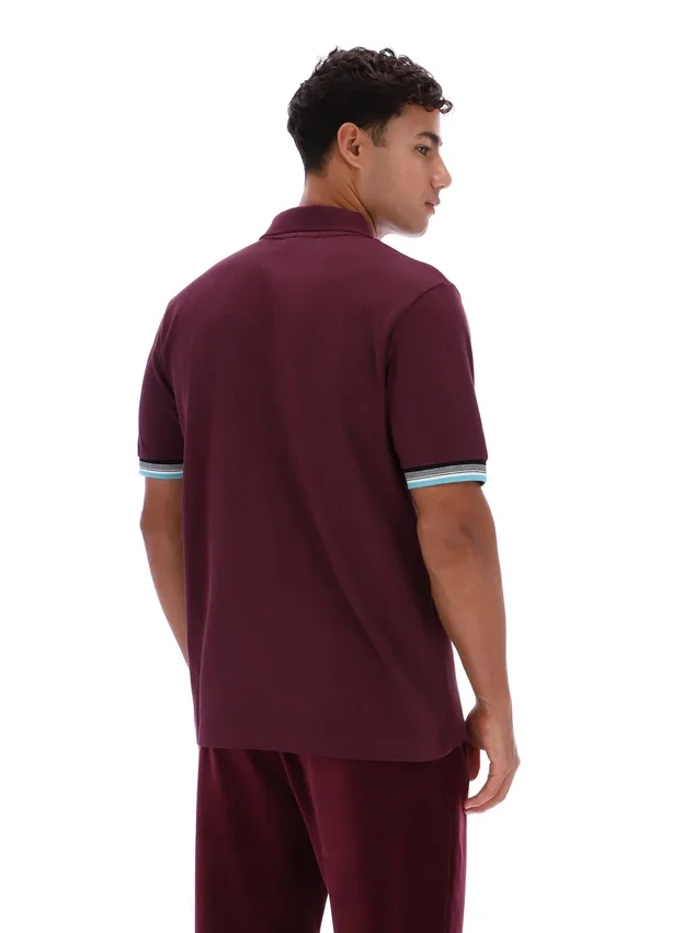 Polo Fig Zev à poignets travaillés