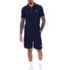 Polo Fila Benjamin Micro Waffle bleu marine