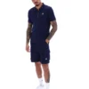 Polo Fila Benjamin Micro Waffle bleu marine