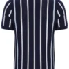 Polo Fila Giorgio en maille patchwork crochetée bleu marine