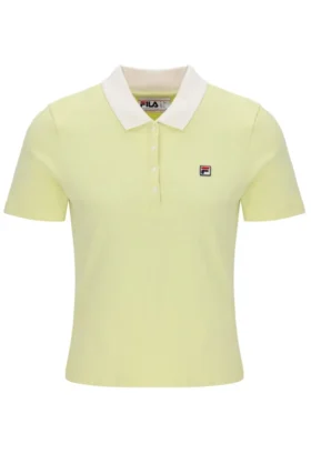 Polo Juno Fitted Iconic jaune cire