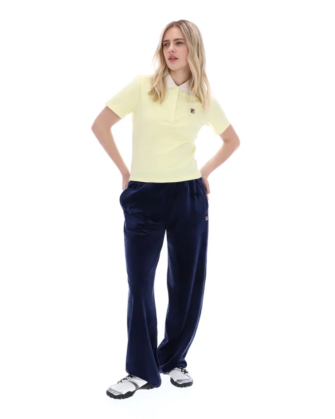 Polo Juno Fitted Iconic jaune cire