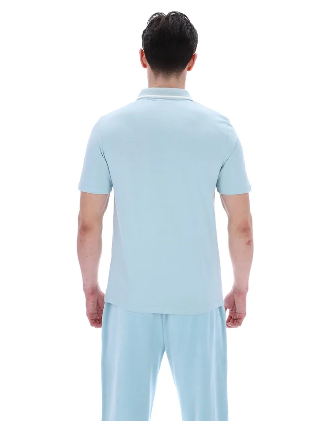 Polo Lemar Premium Essential bleu sterling
