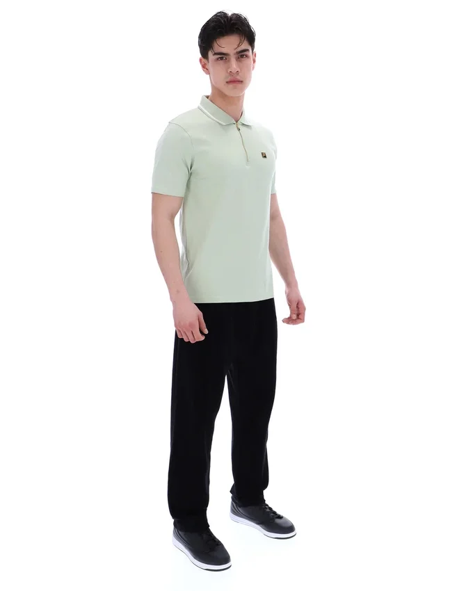 Polo Lemar Premium Essential couleur écume de mer