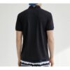 Polo à manches courtes avec logo brodé, bleu