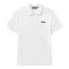 Polo à manches courtes brodé du logo « Bee », blanc
