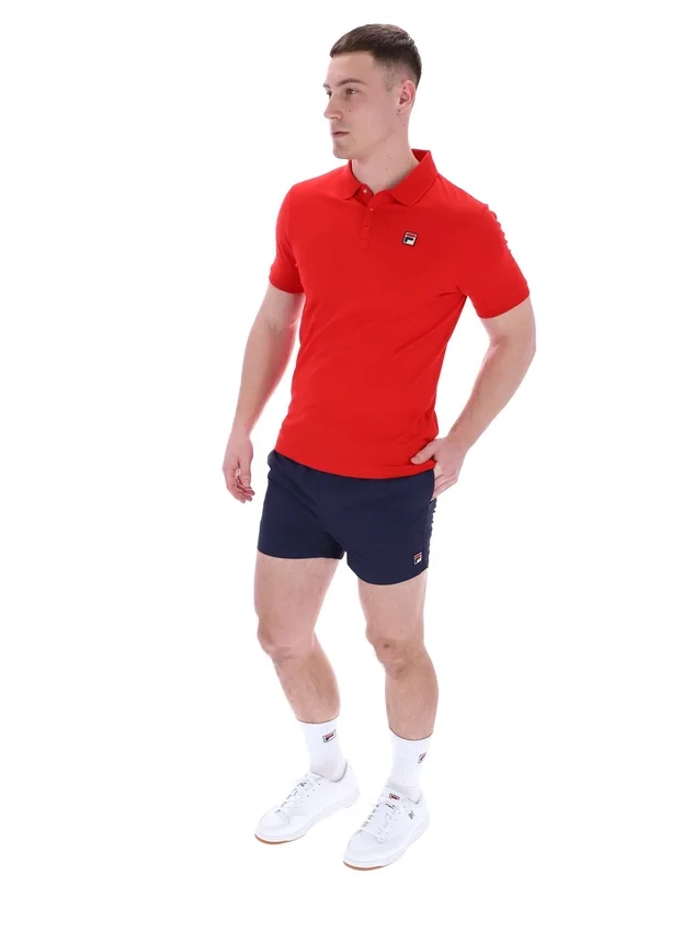 Polo à manches courtes Fila Red Panatta 2 Shorts