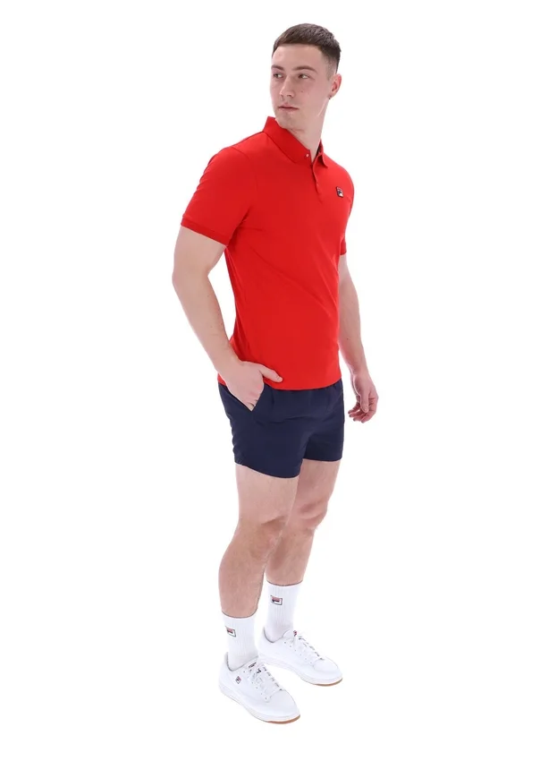 Polo à manches courtes Fila Red Panatta 2 Shorts