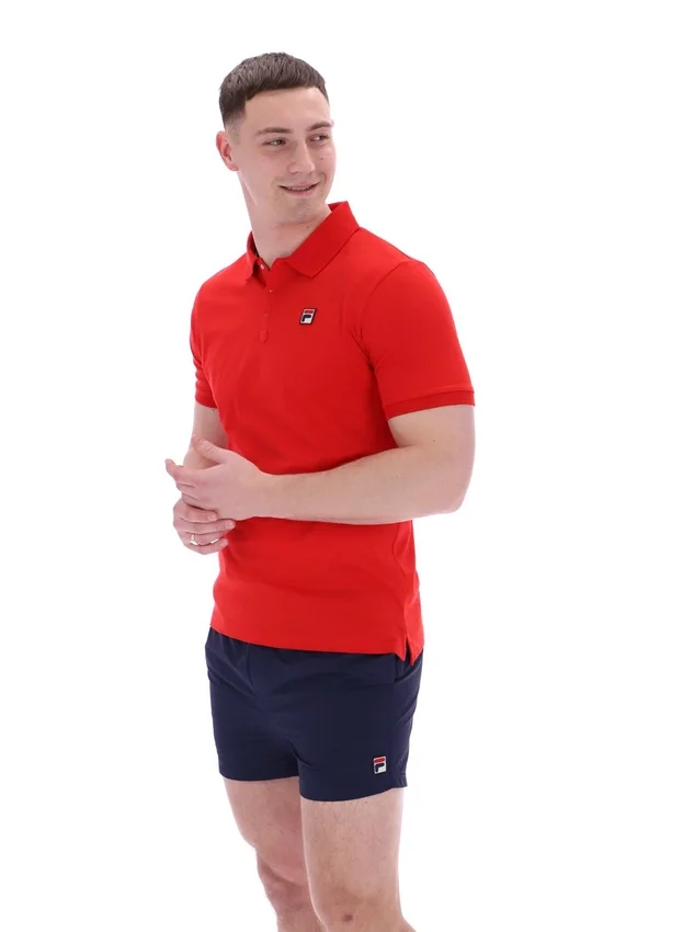 Polo à manches courtes Fila Red Panatta 2 Shorts