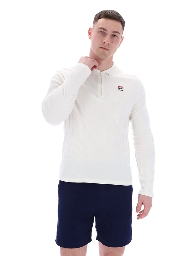 Polo à manches longues Blake Gardenia