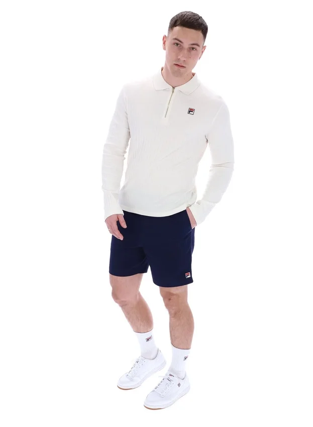 Polo à manches longues Blake Gardenia