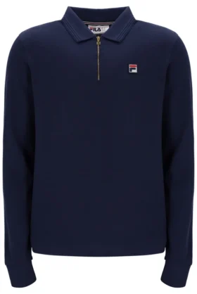 Polo à manches longues Emiliano Fila Navy
