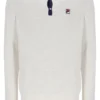Polo à manches longues en maille gaufrée Gardenia Nowell