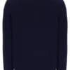 Polo à manches longues Fila Nowell en maille gaufrée bleu marine
