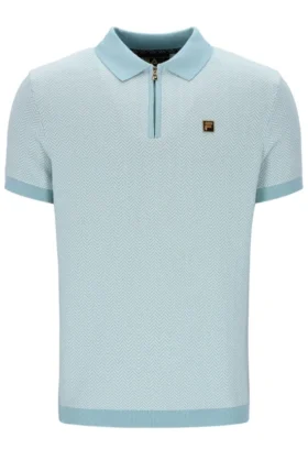 Polo Marty Zip bleu sterling