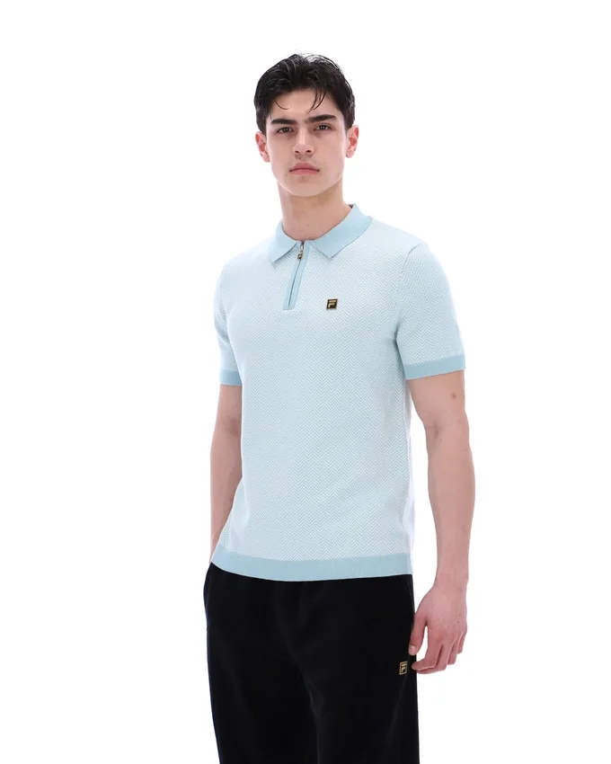 Polo Marty Zip bleu sterling