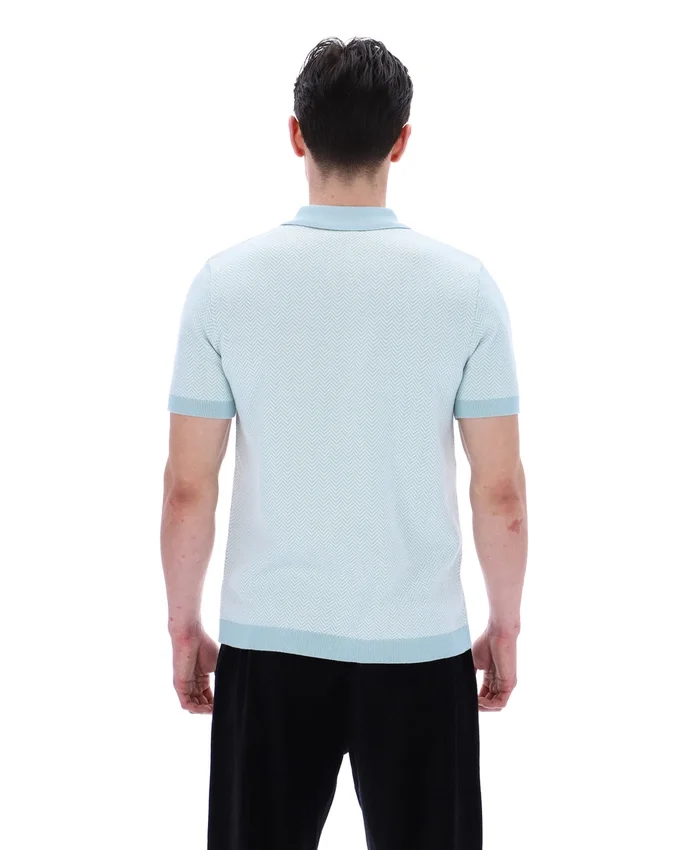 Polo Marty Zip bleu sterling