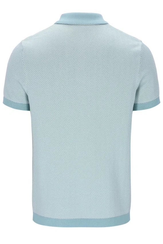 Polo Marty Zip bleu sterling
