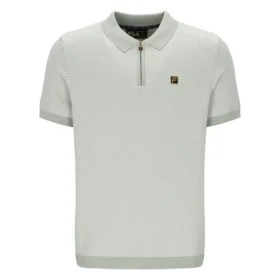Polo Marty Zip couleur écume de mer