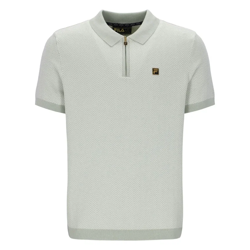 Polo Marty Zip couleur écume de mer