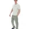 Polo Marty Zip couleur écume de mer