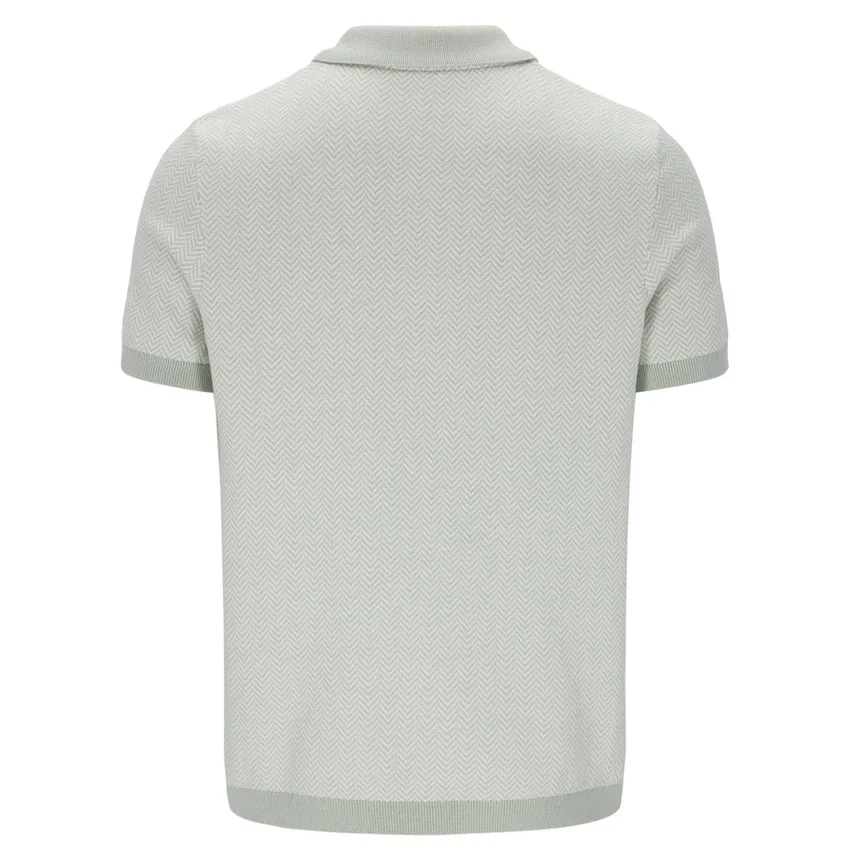 Polo Marty Zip couleur écume de mer