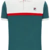 Polo Mattia à empiècements contrastés de la collection Mediterranea