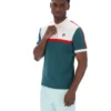 Polo Mattia à empiècements contrastés de la collection Mediterranea