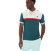 Polo Mattia à empiècements contrastés de la collection Mediterranea