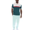 Polo Mattia à empiècements contrastés de la collection Mediterranea