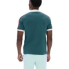 Polo Mattia à empiècements contrastés de la collection Mediterranea