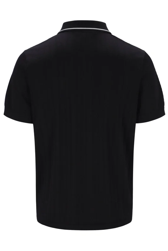 Polo noir Casa Cable Zip