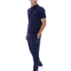 Polo Pablo à trois boutons et bordures côtelées Fila Navy